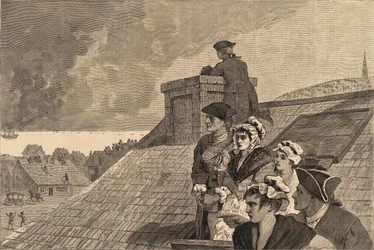 The Battle of Bunker Hill - Watching the Fight from Cobb