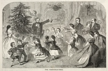 The Christmas Tree, 1858