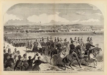The Grand Review at Camp Massachusetts, Near Concord, September 9, 1859