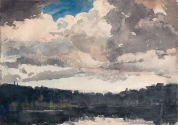 The Lone Boat, North Woods Club, Adirondacks