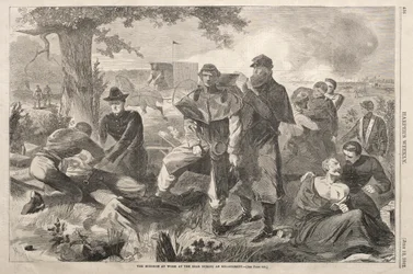 The Surgeon at Work at the Rear during an Engagement, 1862