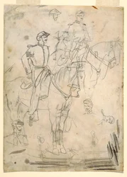 Two Sketches of an Officer