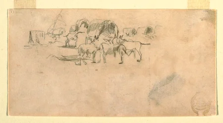 Wagon Train in Camp