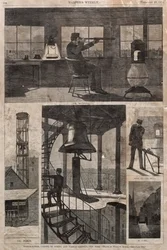 Watch-Tower, Corner of Spring and Varick Streets, New York, 1874