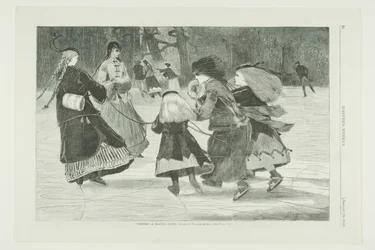 Winter—A Skating Scene
