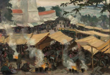 The Fair at Kawaria Zabrzydowska, Poland, c.1913
