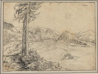 The Rapids of the Danube near Grein
