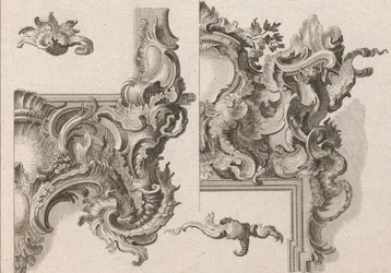 Suggestion for the Decoration of Lower Right and Top Right of an Altar Frame
