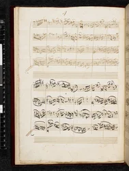 Adagio and Fugue in C minor, K. 546, Add. 28996, f.4v