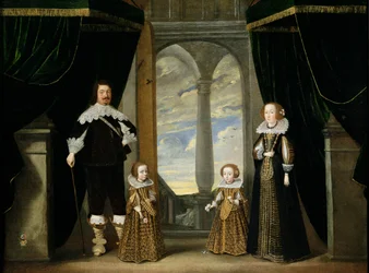 Portrait of a Nobleman, his Wife and their Two Daughters