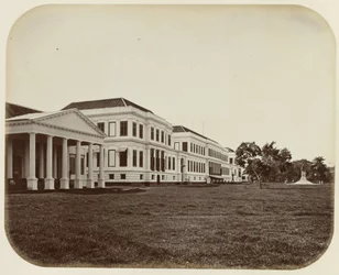 Palace of Daendels on the Waterlooplein in Batavia