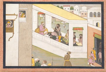 Rama and Lakshmana as Boys Assist the Sage Vishvamitra
