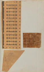Page from a Scrapbook Containing Drawings and Several Prints of Architecture, ca. 1800-1850