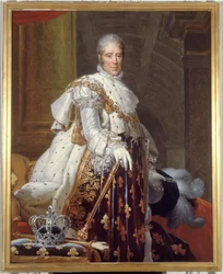 Portrait of Charles X (1757-1836), King of France, in Coronation Robes