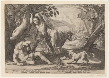 Landscape with Mercury Raising His Sword to Kill a Sleeping Argus