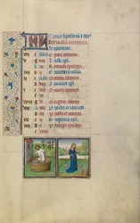 A Man Treading Grapes; Zodiacal Sign of Libra