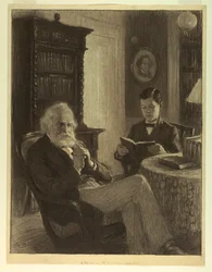 Longfellow in His Study