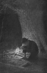 Tom Painfully Wrote with His Red Keel