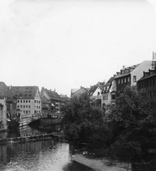 The Fleischbrucke Meat Bridge, Nuremberg, Germany