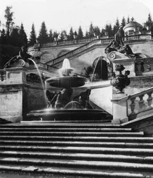 The Fountain at Linderhof Palace, Bavaria, Germany