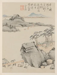 Album of Seasonal Landscapes, Leaf C Previous Leaf 6, 1668