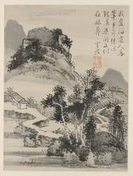 Album of Seasonal Landscapes, Leaf D