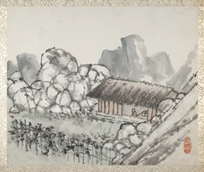 Album of Landscapes and Calligraphy for Liu Songfu