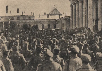 Manifestation of Revolutionary Troops in Front of the State Duma During the February Revolution