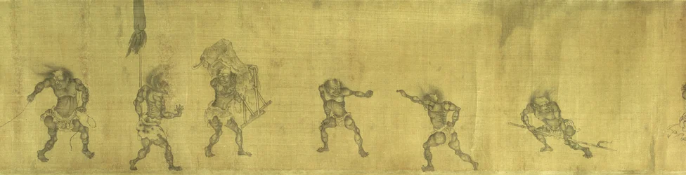 A Night Excursion of the Drunken Zhong Kui and his Sister
