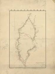 Map from the Settlement to the Pacific Ocean
