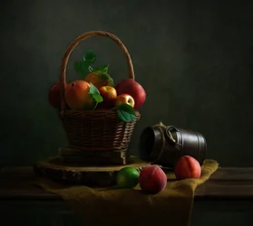 Moody Fruit Still Life
