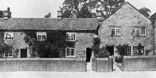 Houses at Eyam, Where the Great Plague Broke Out, Derbyshire