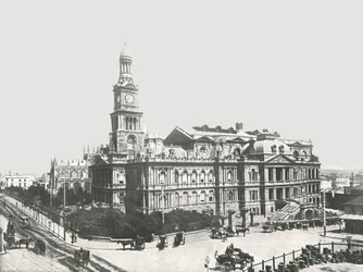 The New Town Hall, Sydney, Australia, 1895