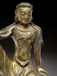 Bodhisattva Avalokitesvara, Yuan Dynasty (detail)