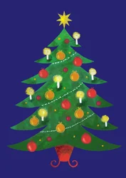 Festive Christmas Tree