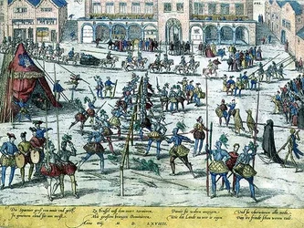 Tournament Held in Brussels by the Spanish to Boost the Soldiers