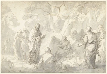 Philosophers Debating the Transmigration of Souls