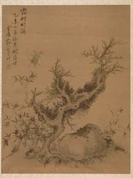 Frosted Branches and Dwarf Bamboo, in the Style of Su Shih