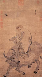 Laozi Riding an Ox, Between 1368 and 1644