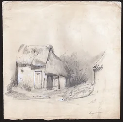 A Thatched Cottage in the Centre of France