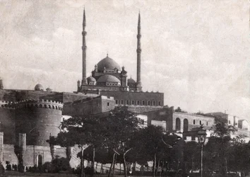 Cairo, the citadel of Saladin (Egypt). Circa 1920