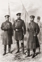 Caucasian Army General Staff during the Russo-Turkish War