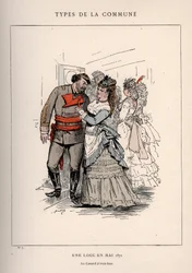 Commune de Paris: Costume de UNE LOGE EN MAY 1871 (7) in Les Communeux