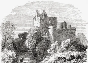 Craigmillar Castle, Edinburgh, Scotland.