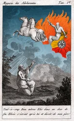 Elijah Takes Off to the Sky