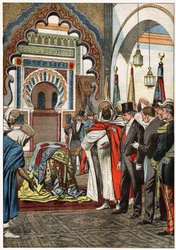 Emile Loubet in the Sidi Boumediene Mosque, Tlemcen