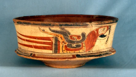 Funerary Vessel Found in Tomb 5 of Balamku, Early Classic Period (300-600 AD)