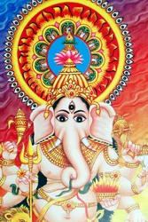 Ganesha or Ganapati: the elephant headed Hindu god