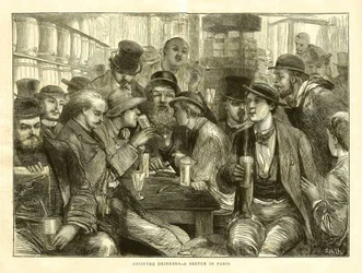 The Absinthe Drinkers, Paris 1872