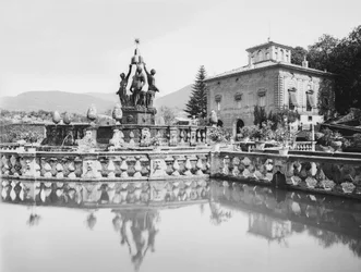 Main Fountain at the Villa Lante in Bagnaia, Viterbo